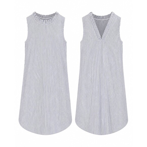 Lafayette 148 New York Dresses & Skirts - Lafayette 148 New York Sleeveless Striped Shift Dress – Women's Large